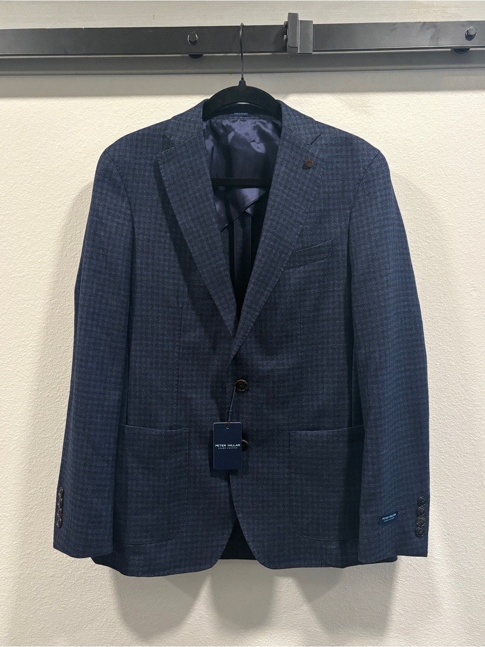 Peter Millar Blue Textured Sport Coat